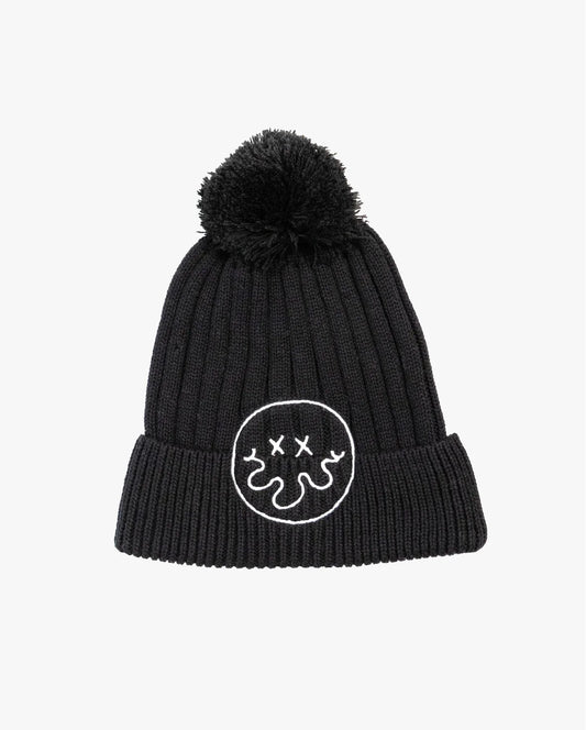 Band Of Boys Black Squiggle Smile Beanie