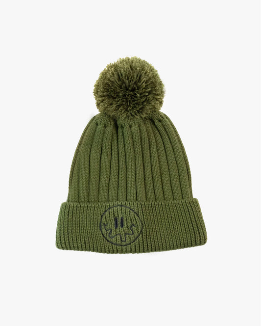 Band Of Boys Green Squiggle Smile Beanie