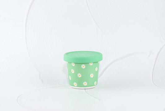 BBChino Reusable Bamboo Snack Pot Daisy