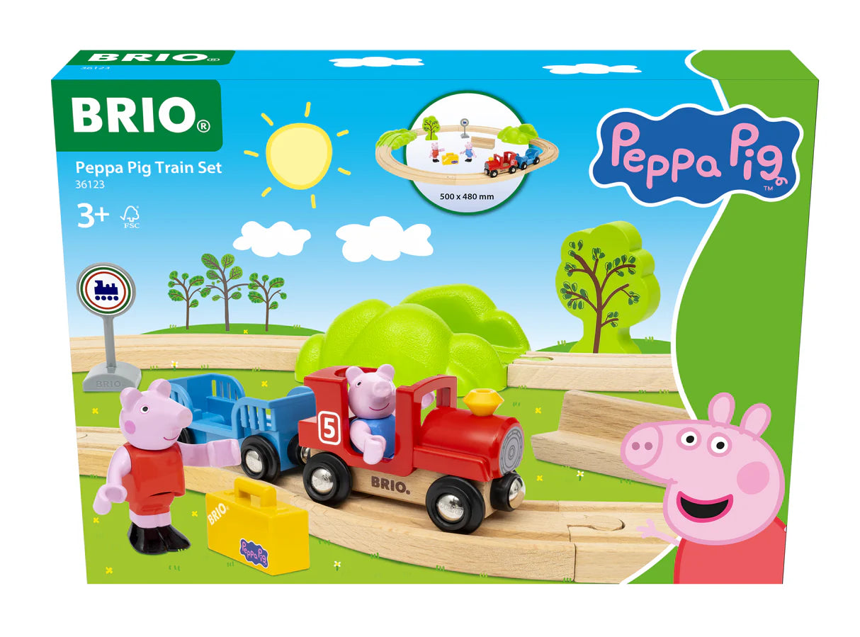 BRIO Peppa Pig Train Set 18pc