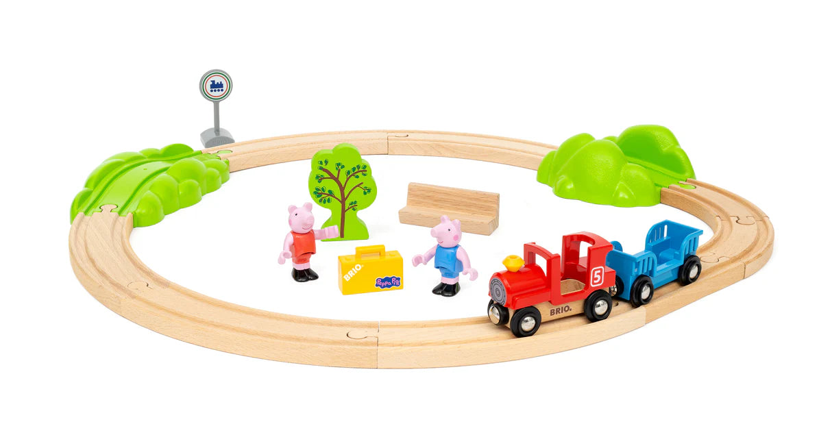 BRIO Peppa Pig Train Set 18pc