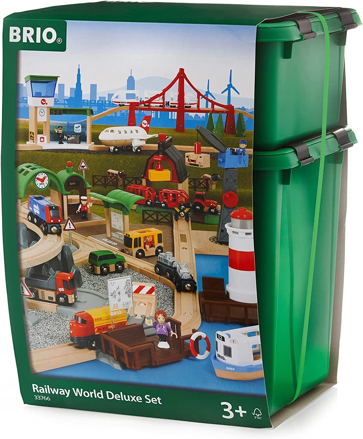 BRIO Railway World Deluxe Set 106 Pieces