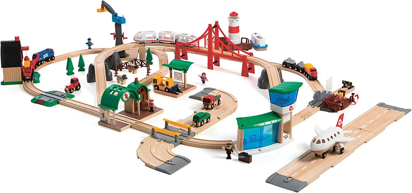 BRIO Railway World Deluxe Set 106 Pieces