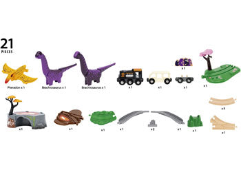 BRIO Dinosaur Adventure Set 21 pc