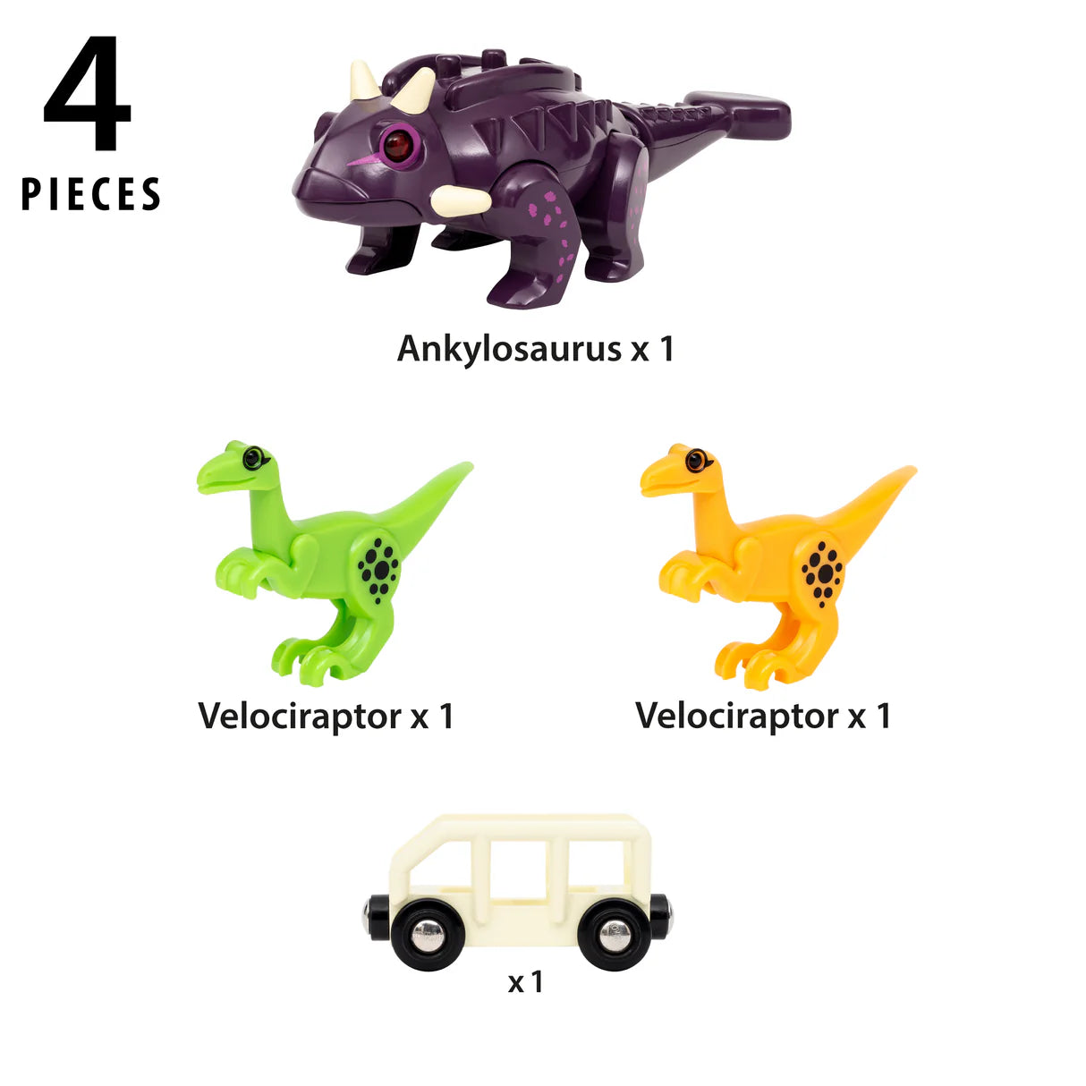 BRIO Dinosaur Attack Set 4 pieces