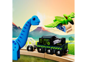 BRIO Dinosaur Battery Train