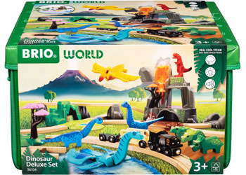 BRIO Dinosaur Deluxe Train Set 45pc