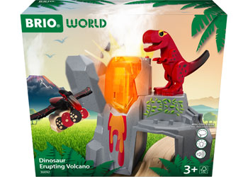 BRIO Dinosaur Erupting Volcano 5pc