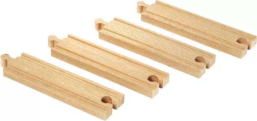 BRIO Medium Straight Tracks 4 Pieces