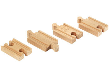 BRIO Mini Straight Tracks 4 Pieces