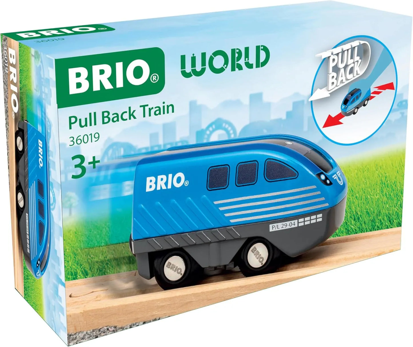 BRIO Pull Back Train