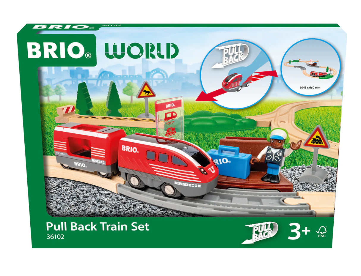 BRIO Pullback Train Set 28pc