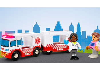 BRIO Rescue Ambulance 4pc