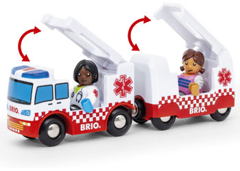 BRIO Rescue Ambulance 4pc