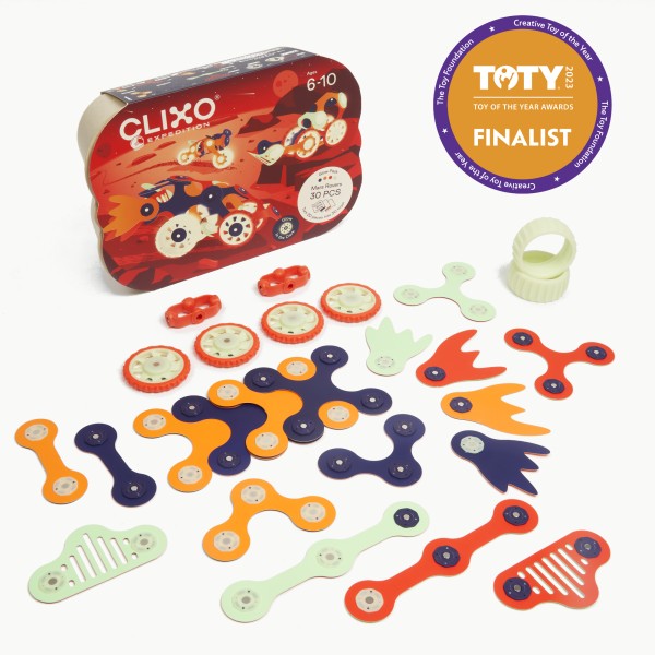 Clixo Magnetic Toy 30pc Mars Rover