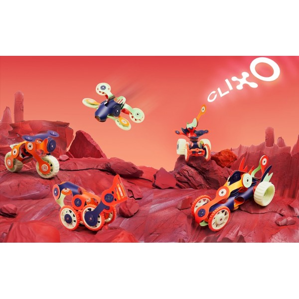 Clixo Magnetic Toy 30pc Mars Rover