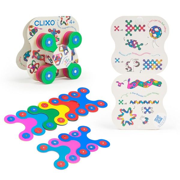 Clixo Tiny & Mighty Magnetic Toy 9pc