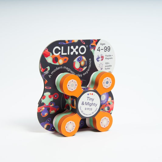 Clixo Tiny & Mighty Magnetic Toy 9pc Space