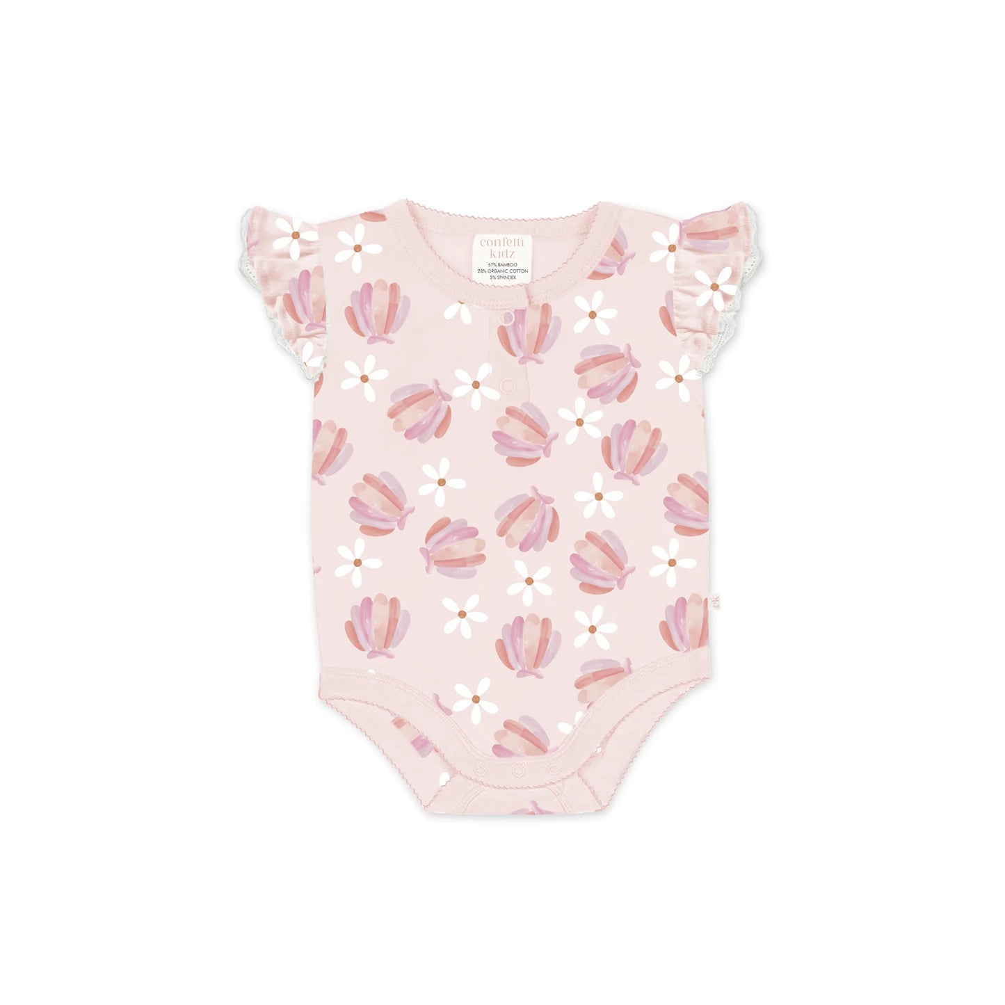 Confetti Kidz Flutter Bodysuit Seashells