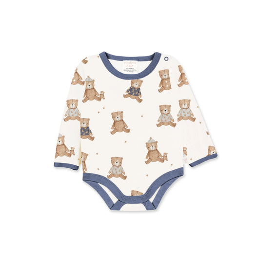 Confetti Kidz Long Sleeve Bodysuit Mr Ted