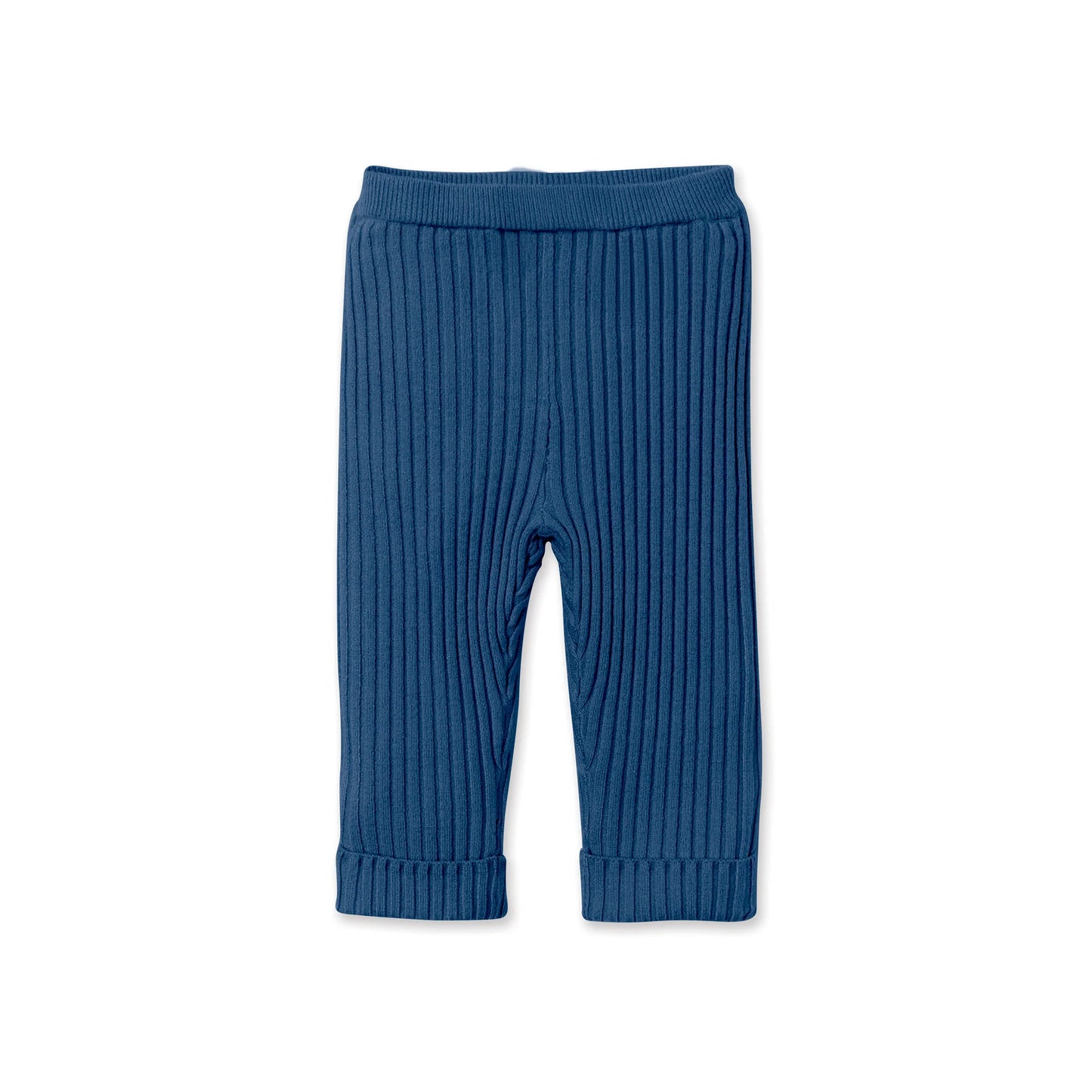 Confetti Kidz Ribbed Knit Leggings Navy