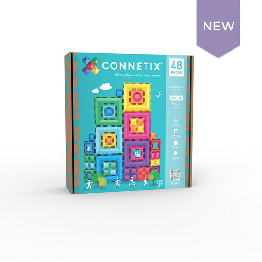 Connetix 48pc Bright Portal Pack