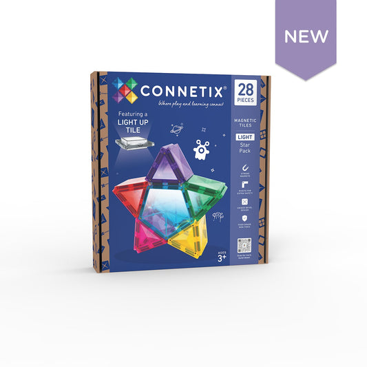 Connetix 28pc Light Star Pack