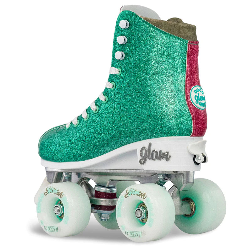 Crazy Skates Adjustable Glam Roller Skates Teal