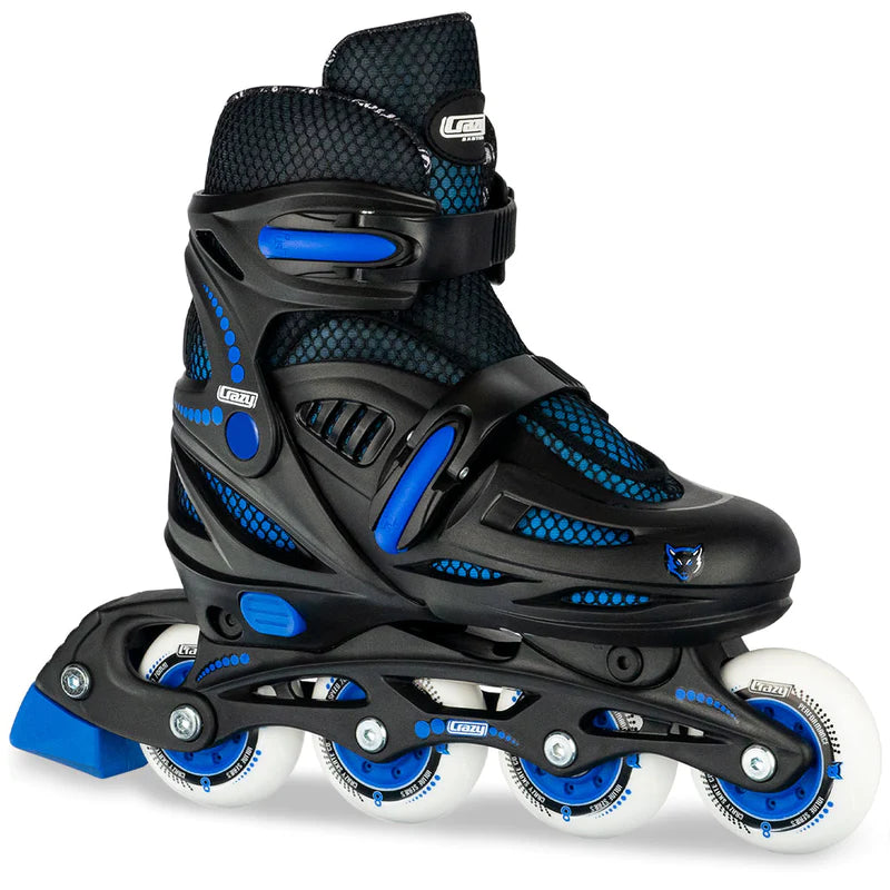 Crazy Skates Adjustable Inline Skates 148 Black