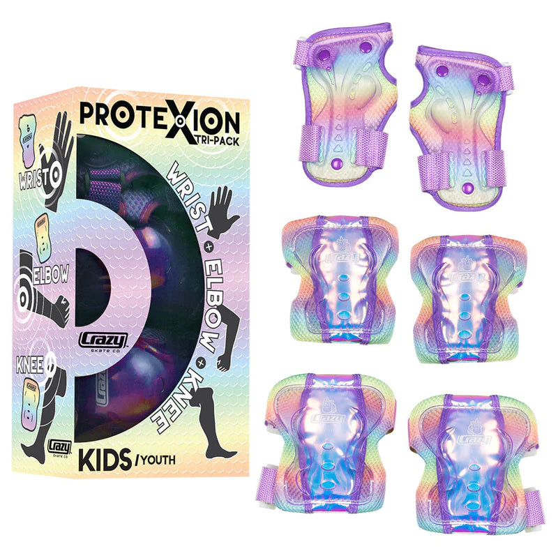 Crazy Skates ProteXion Safety Pads 3 Piece Set