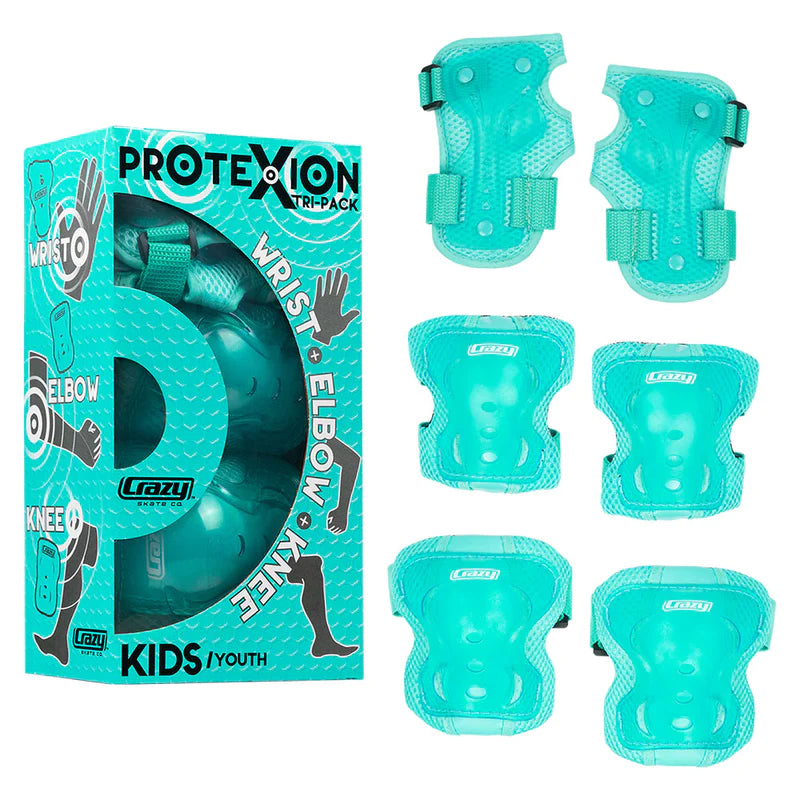 Crazy Skates ProteXion Safety Pads 3 Piece Set