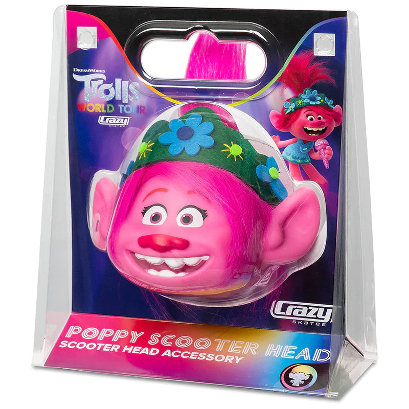 Crazy Skates Trolls Scooter Head Poppy