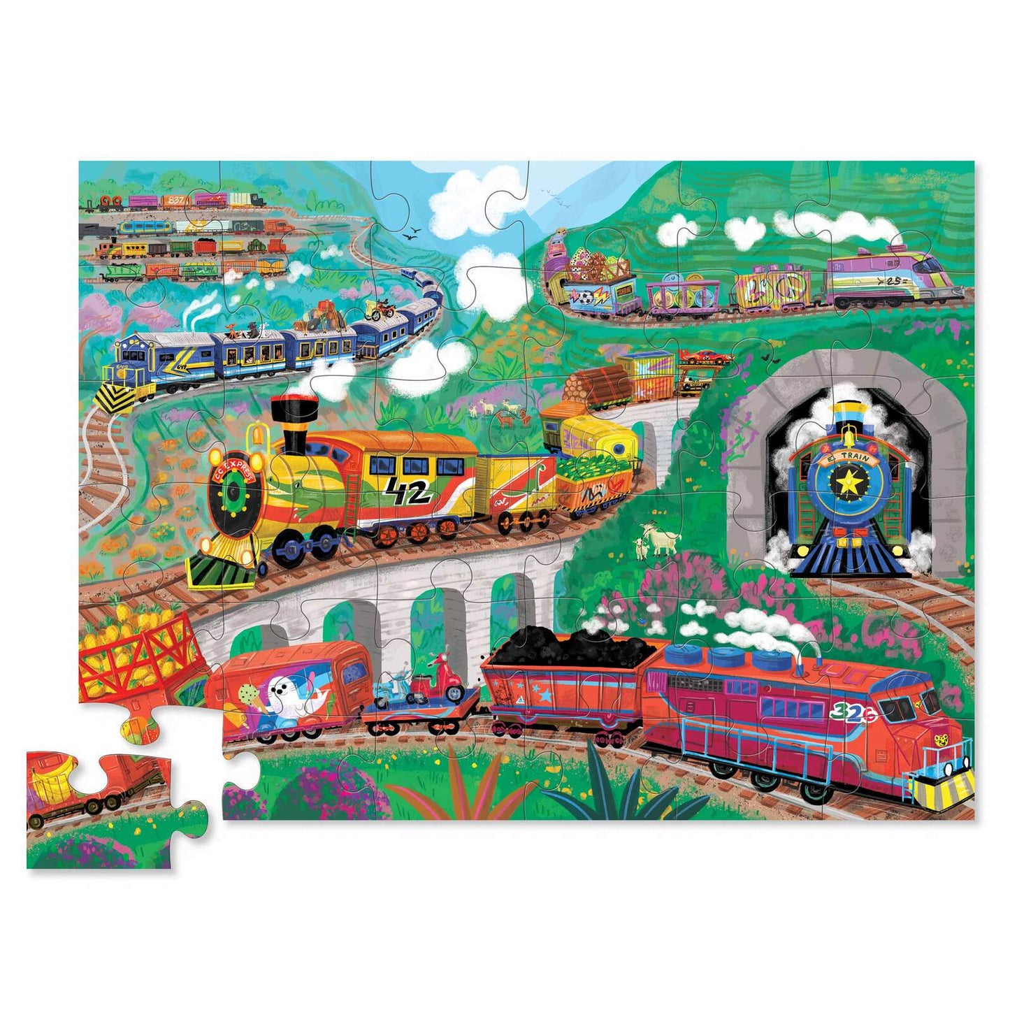 Crocodile Creek 36pc Jigsaw Puzzle All Aboard