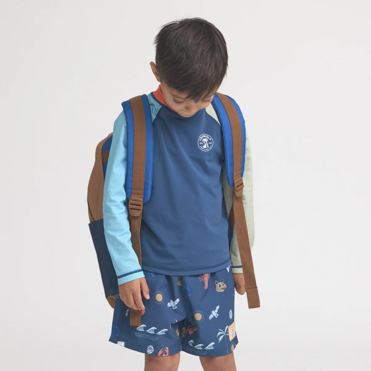 Crywolf Knapsack Deep Sea Colourblock