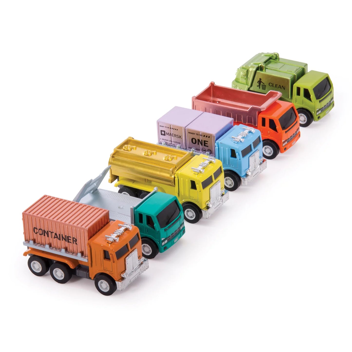 Discovery Zone Container Vehicles Pull Back Cars