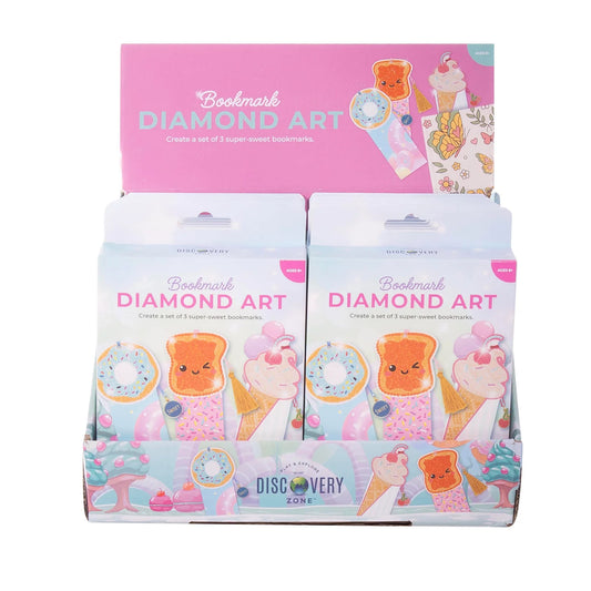 Discovery Zone Diamond Art Sweet Treat Bookmarks Set of 3