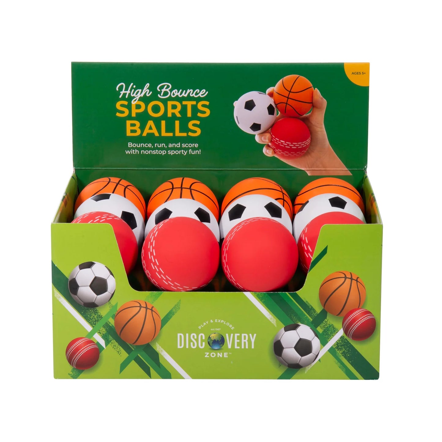 Discovery Zone High Bounce Sports Ball