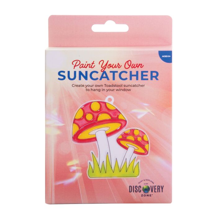 Discovery Zone Paint Your Own Suncatcher Mushroom