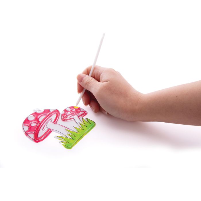 Discovery Zone Paint Your Own Suncatcher Mushroom