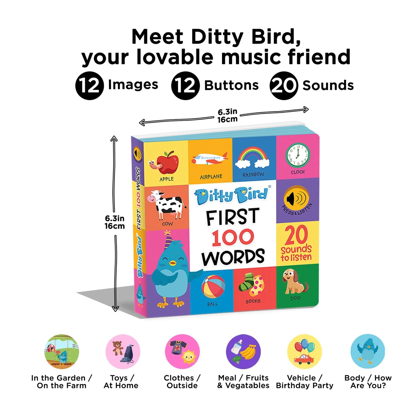Ditty Bird First 100 Words