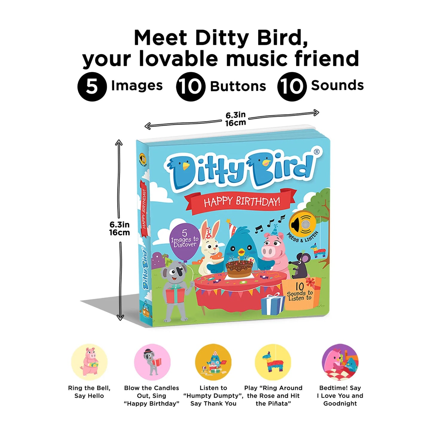 Ditty Bird Happy Birthday