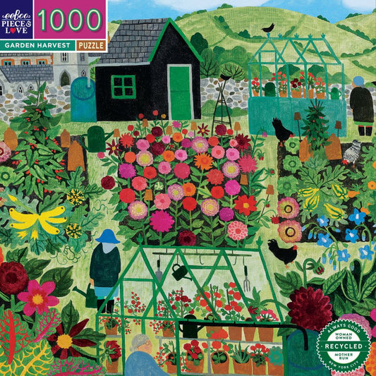 eeBoo 1000pc Jigsaw Puzzle Garden Harvest