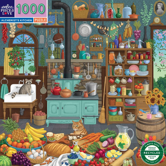 eeBoo 1000pc Jigsaw Puzzle The Alchemist Kitchen