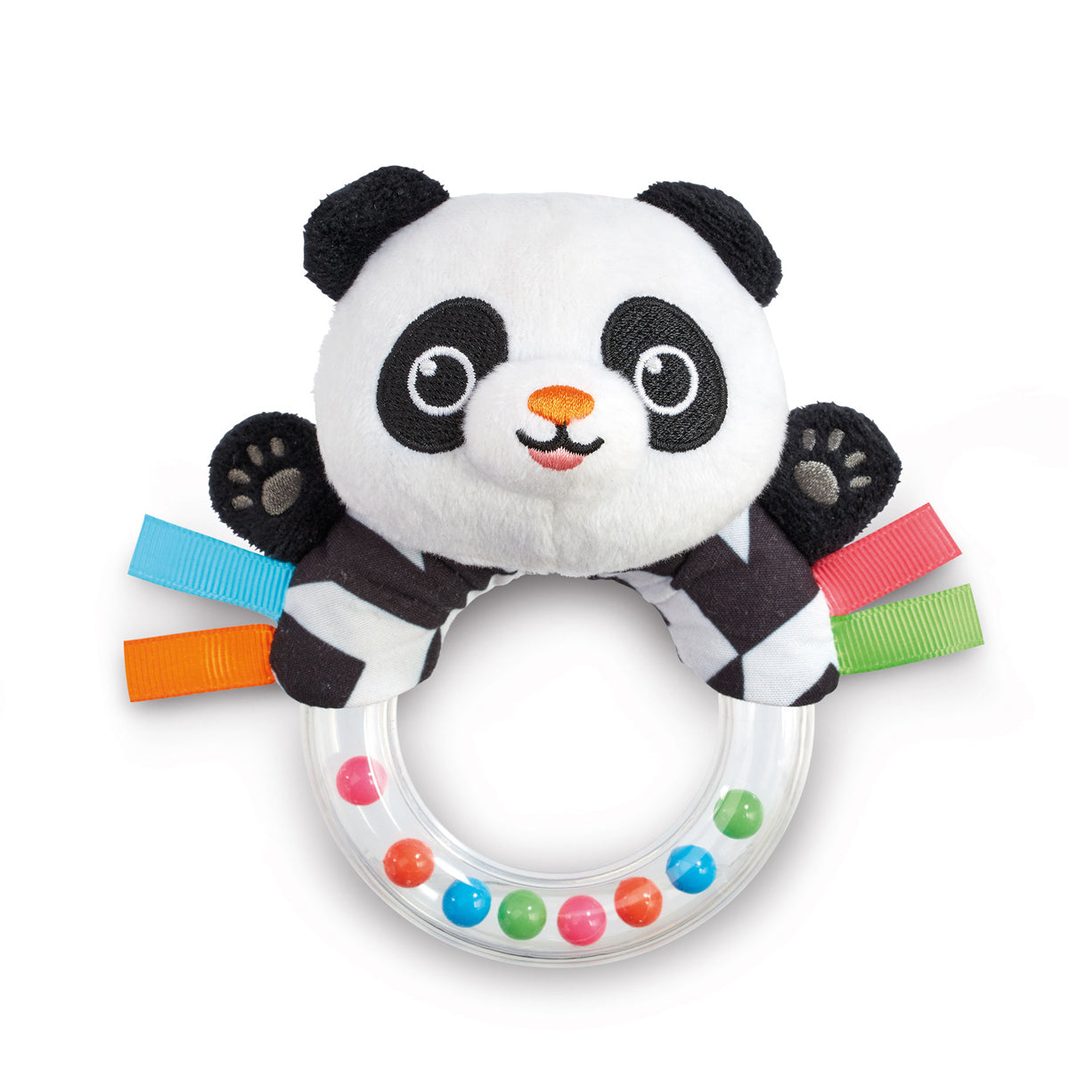 ELC Black and White Baby Panda Rattle