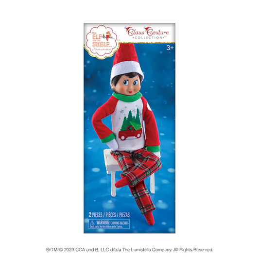 Elf On The Shelf Claus Couture Trees Farm PJs