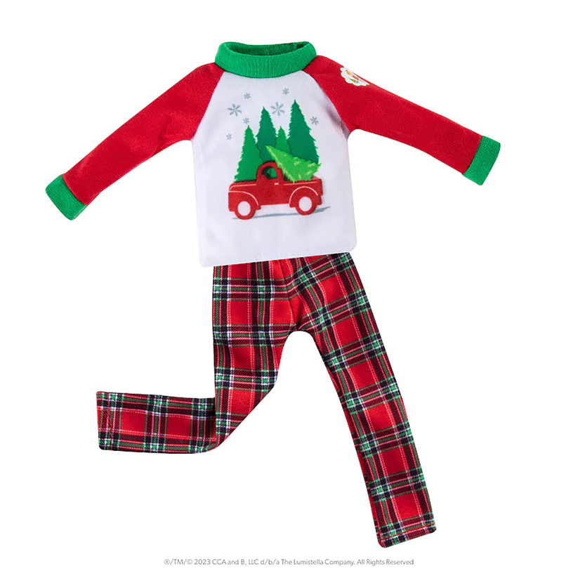 Elf On The Shelf Claus Couture Trees Farm PJs