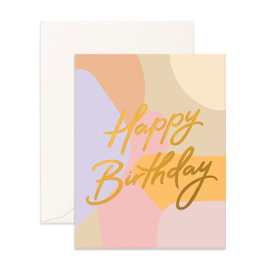Fox & Fallow Happy Birthday Paint Birthday Card