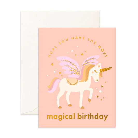 Fox & Fallow Magical Birthday Unicorn Card