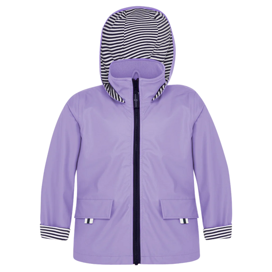 French Soad Raincoat Purple