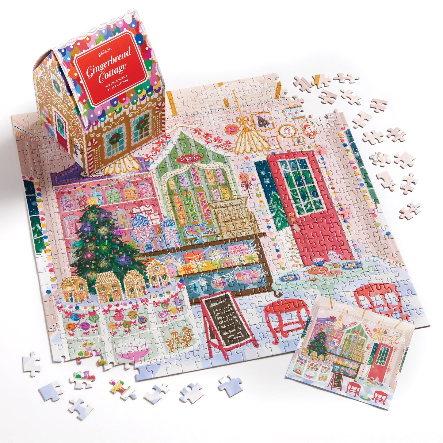 Galison 500pc Jigsaw Puzzle Gingerbread House